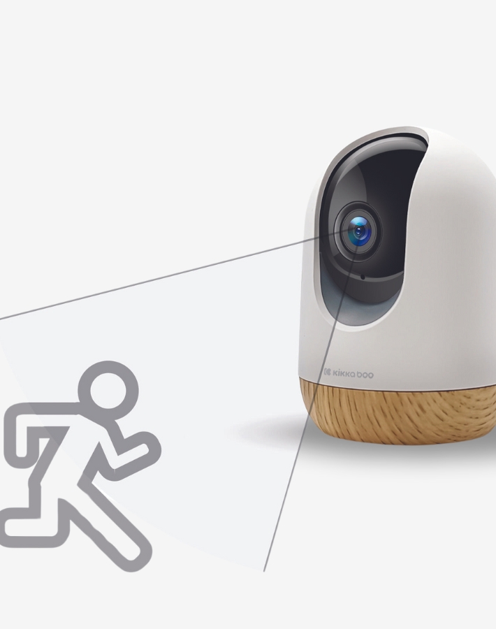 Mantente atento con la avanzada detección de movimiento que te alerta ante cualquier desplazamiento, junto con visión nocturna de hasta 10 metros para ver con claridad en entornos con poca luz, garantizando la seguridad de tu bebé las 24 horas.