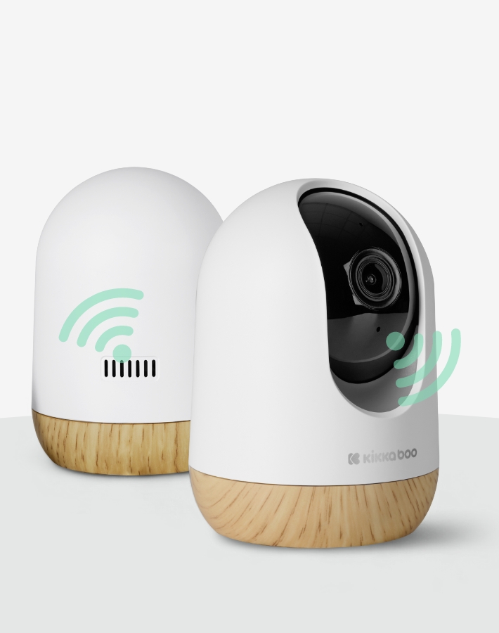 Comunícate con tu bebé gracias al micrófono y altavoz integrados. El sistema permite comunicación bidireccional y puede compartirse con hasta 5 usuarios, ideal para que toda la familia pueda estar conectada.