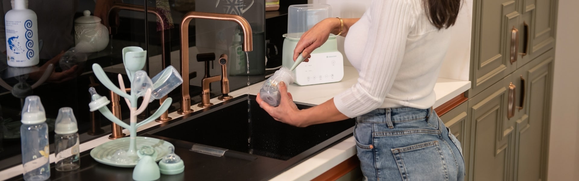 Biberones y cepillos