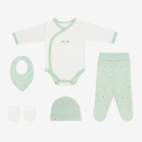 Set de 5 peleles para recién nacido Sleepy Sheep