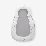 Posicionador antivuelco de espuma viscoelástica Dots Grey
