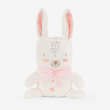 Manta de regalo con bordado 3D Rabbits in Love