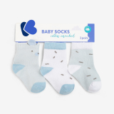 Calcetines de bebé con orejas 3D Bear with me Azul 0-6m