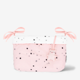 Cesta de pañales con lazos Bear with me Rosa