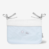 Cesta de pañales con lazos Dream Big Azul