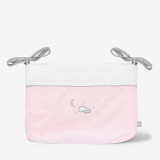 Cesta de pañales con lazos Dream Big Rosa