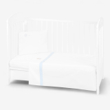Juego de cama bordado 3 piezas EU Style 60/120 Dream Big Azul