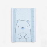 Cambiador duro de PVC 70х50cm Bear with me Azul
