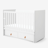 Cuna de aglomerado con cajones Hollee Gris