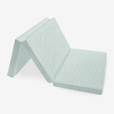 Colchón plegable 60/120/5 cm Leaves Menta