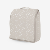 Cama portátil con espuma viscoelástica 2en1 Dots Beige