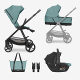 Carrito de bebé 3en1 con capazo Mia Menta