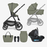 Carrito de bebé 3en1 con capazo Modena Verde Militar 2027