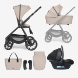 Carrito de bebé 3en1 con capazo Modena Beige 2027
