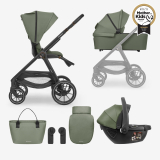 Carrito de bebé 3en1 con capazo Modena Verde Militar