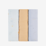 Juego de pañales de muselina 3 uds 100x100 cm Seally Me