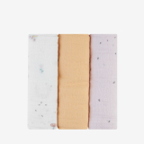 Juego de pañales de muselina 3 uds 75x75 cm Hedge-hugs