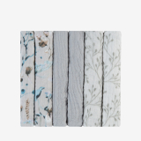 Juego de 6 paños de muselina 30x30 cm Dreamy Fields Grey