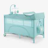 Cuna de viaje 2 niveles Nighty Night Menta