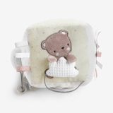 Cubo de peluche Dream Big Beige