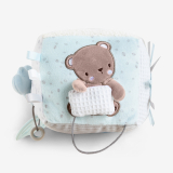 Cubo de peluche Dream Big Azul