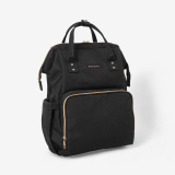 Bolsa de mamá Siena Negro & Oro