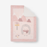 Manta de sherpa supersuave para bebé 80/110 cm Hedge-hugs