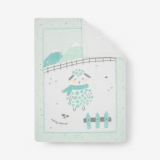 Manta de sherpa supersuave para bebé 110/140 cm Sleepy Sheep