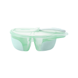 Cuenco de dos compartimentos con cuchara Tasty Menta