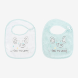 Set de 2 baberos de rizo Elephant Time 