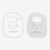 Set de 2 baberos de rizo Joyful Mice