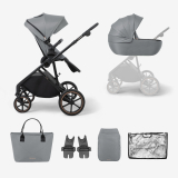 Carrito de bebé 2en1 con capazo Thea Gris 2024