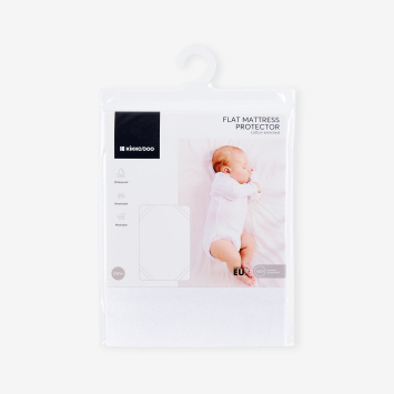 Protector de colchón plano - algodón 80/50 cm para mini cuna