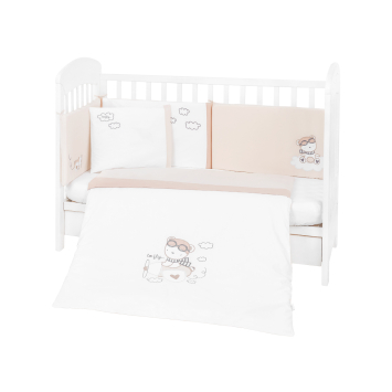 Juego de cama 6 piezas 70/140 bordado Dreamy Flight