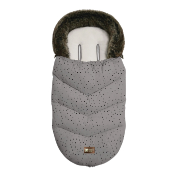 Luxury Fur Dots Gris