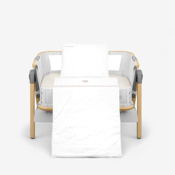 Juego de cama para minicuna 3 piezas Dream Big Beige