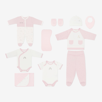 Set de 10 peleles para recién nacido Hedge-hugs