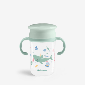Taza 360º con asas 300ml Deep Sea Menta