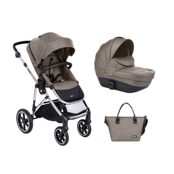 Stroller 2in1 with plastic carrycot Thea Beige