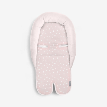 Soporte de espuma viscoelástica para silla de coche Confetti Rosa
