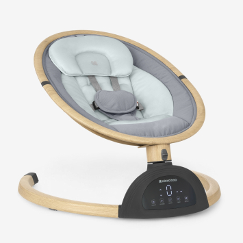 Columpio eléctrico de lado a lado Ashlee Gris Claro 2025