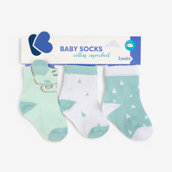 Calcetines de bebé con orejas 3D Elephant Time 2-3a