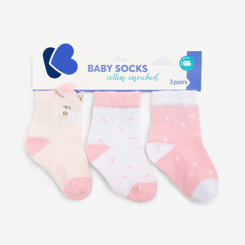 Calcetines de bebé con orejas 3D Hippo Dreams 1-2a