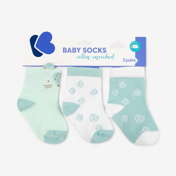 Calcetines de bebé con orejas 3D Jungle King 2-3a