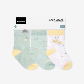 Calcetines de bebé con orejas 3D Sleepy Sheep 1-2a