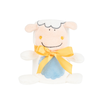 Manta de bebé bordado 3D Sheep