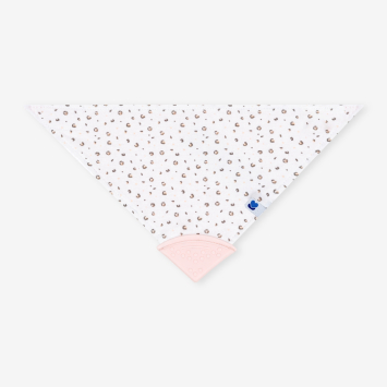 Babero Bandana con mordedor Savanna Pattern Rosa