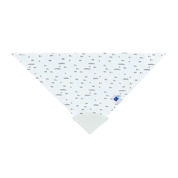 Babero Bandana con mordedor Savanna Pattern Menta