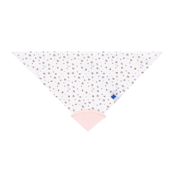 Babero Bandana con mordedor Savanna Pattern Rosa