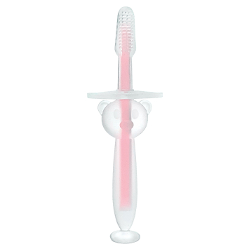 Silicone toothbrush Bear Pink